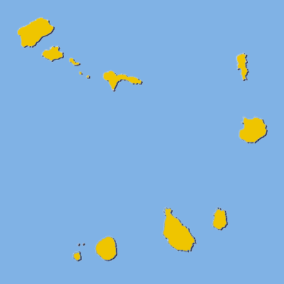 Mapa de Cabo Verde